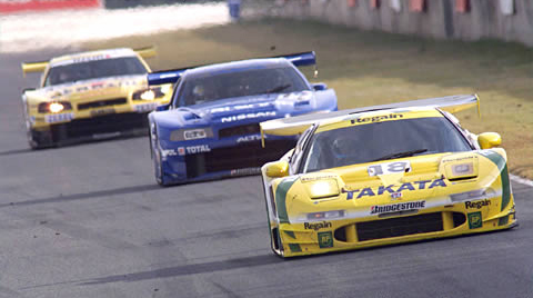 Pennzoil & Calsonic NISMO Skyline GTR & Takata Honda NSX Picture